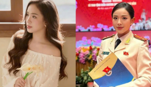 Hình ảnh đời thường của nữ Thượng úy Trần Hà My gây sốt mạng
