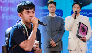 Lê Tuấn Khang mặc đồng phục học sinh đi thảm đỏ, Ninh Dương Story 'phá đảo' MXH được fan vây kín