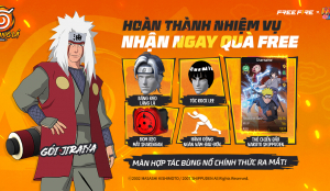 Free Fire và NARUTO SHIPPUDEN cùng đem đến sự kiện hợp tác IP anime bùng nổ nhất dòng game bắn súng sinh tồn