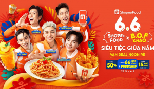Tháng 6 rực nắng ngập tràn deal “rực lửa” tại Siêu tiệc giữa năm của ShopeeFood