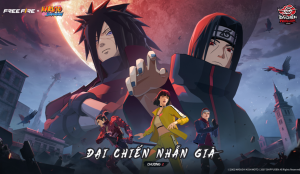 Cuộc chiến bùng nổ trở lại trong Free Fire x NARUTO SHIPPUDEN Chương 2: Đại chiến Nhẫn Giả
