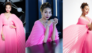 Thanh Hằng đeo trang sức 9,5 tỷ đồng đi chấm chung kết Miss Universe Vietnam 2024