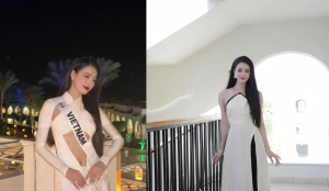 Á hậu Bùi Khánh Linh chính thức nhận sash đại diện cho Việt Nam tại Miss Intercontinental 2024