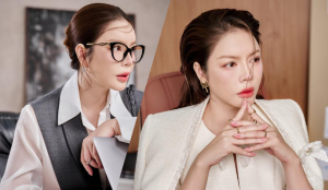 Thời trang 'đậm mùi tiền' của phú bà Lý Nhã Kỳ khi làm 'nhân viên công sở'