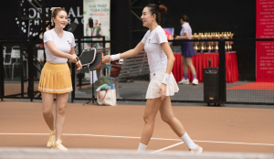Bảo Thy kết hợp ăn ý cùng bạn thân tranh giải 'Pickleball Corset Chuẩn 2025'