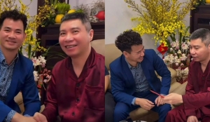 Xúc động khoảnh khắc NSND Xuân Bắc đến thăm NSND Công Lý ngày đầu năm