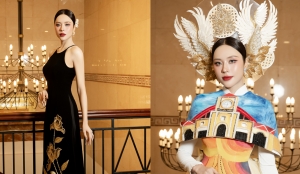 Hoa hậu Tô Diệp Hà thăng hạng nhan sắc, trình diễn ấn tượng tái hiện ký ức về Sài Gòn