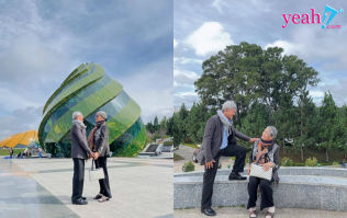 Bộ ảnh đi khắp Đà Lạt 'ngập tràn tình yêu' của đôi vợ chồng U70