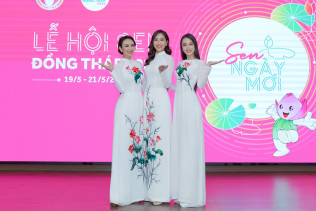Hoa hậu Ngọc Diễm, hoa khôi Diệu Ngọc theo chân Thủy Tiên về quảng bá du lịch Đồng Tháp