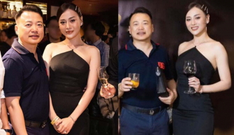 Sánh đôi cùng shark Bình đi dự tiệc, Phương Oanh được khen ra dáng “phu nhân chủ tịch” tương lai