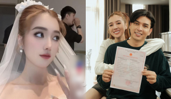 Bà xã 2k của Hồ Quang Hiếu diện váy cưới lung linh, CĐM gọi tên Bảo Anh: Liệu có kém duyên?