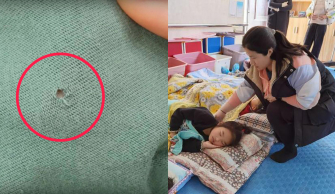 Thấy chăn con gái ở trường có lỗ thủng, người mẹ định kiện nhưng nghe 1 câu nói lập tức im bặt