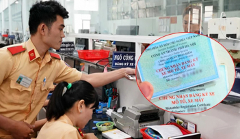 Kể từ nay đến hết 31/12: Người dân không đổi đăng ký xe có thể bị phạt tới 6 triệu đồng