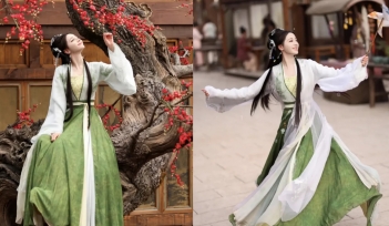 Địch Lệ Nhiệt Ba quay lại đường đua, khoe vẻ đẹp trong trẻo