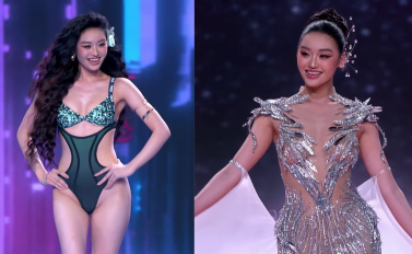 Bán kết Miss Grand International 2025: Hoa hậu Yến Nhi trình diễn áo tắm nóng bỏng, tỏa sáng trong trang phục dạ hội