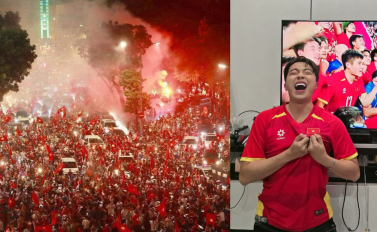 Loạt sao Việt “đi bão” ăn mừng chiến thắng U22 Việt Nam