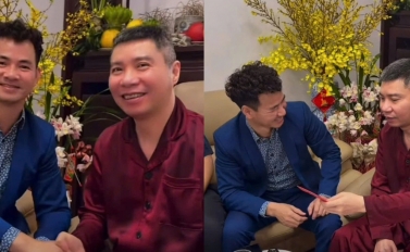 Xúc động khoảnh khắc NSND Xuân Bắc đến thăm NSND Công Lý ngày đầu năm