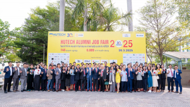 HUTECH ALUMNI JOB FAIR 2025: Cựu sinh viên trở thành nhà tuyển dụng, về trường “săn” nhân sự