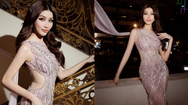 Diện váy cắt xẻ hiểm hóc, Á hậu Chế Nguyễn Quỳnh Châu chiếm spotlight tại Lễ trao giải Ngôi sao xanh 2022