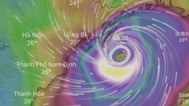 Nóng: Bão Yagi lệch hướng Nam, có khả năng đi thẳng vào Hà Nội