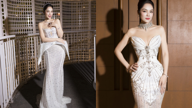 Dương Cẩm Lynh ngọt ngào trong loạt váy cưới, khoe vòng eo 58