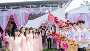 Chàng trai miền Tây mang 6 giỏ trái cây đi hỏi vợ 'gây sốt' mạng xã hội