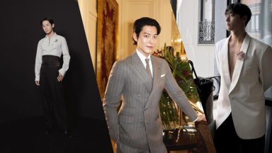 Kim Woo Bin, Jung Hae In chuẩn phong cách quý ông tại Tuần lễ thời trang nam Milan Xuân-Hè 2026