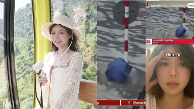 Cô gái “chưa nổi đã chìm” trên VTV24: Sự thật đằng sau khoảnh khắc viral giữa mưa lớn Hà Nội
