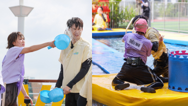 Vợ chồng Anh Tú Atus và Diệu Nhi tương tàn tại Running Man Vietnam mùa 3