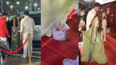 Hòa Minzy bất ngờ chống nạng, đi xe lăn tại sự kiện