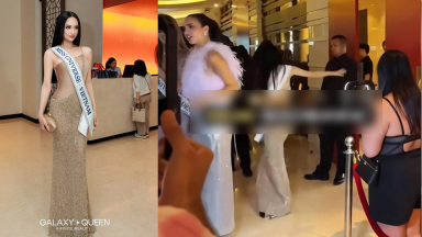 Khoảnh khắc thót tim của Hương Giang tại Miss Universe 2025