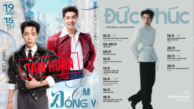 Noo Phước Thịnh - Đức Phúc bất ngờ hủy show trước 3 ngày diễn ra