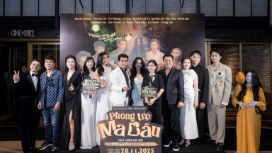 Phim hài - kinh dị Phòng Trọ Ma Bầu ra mắt, hàng loạt sao Việt đổ bộ thảm đỏ