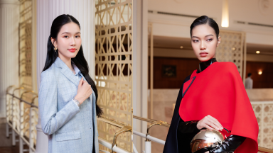  Á hậu Phương Anh gây chú ý khi hóa quý cô công sở, đảm nhận vai trò MC