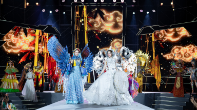 Hoa hậu Kim Nguyên - siêu mẫu Hùng Trần: Bộ đôi đạo diễn “giữ hồn Việt” trên sàn diễn thời trang