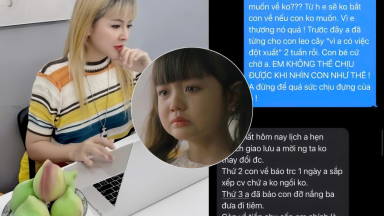 Mẹ ruột sao nhí kiếm 25 triệu/giờ bức xúc công khai tin nhắn của chồng cũ về việc làm con gái bị tổn thương