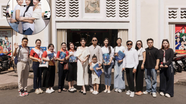 NTK Võ Việt Chung và dàn Hoa – Á hậu Hoa hậu Đại dương Việt Nam lan tỏa lối sống xanh tại chợ Bến Thành