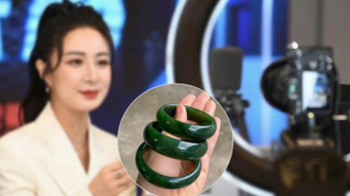 Streamer dùng chiêu trò thổi phồng sản phẩm ngọc giả gắn mác Hetian 4,3 triệu, giảm 50%, thu hút nghìn người theo dõi