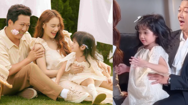 “Công chúa” nhà Trường Giang: 6 tuổi đã ra dáng nghệ sĩ nhí, theo bố tham gia hoạt động thiện nguyện