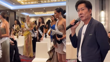 Ông Nawat mắng thẳng thí sinh “Ai ra về thì khỏi thi nữa”, nhiều đại diện tuyên bố rời khỏi cuộc thi