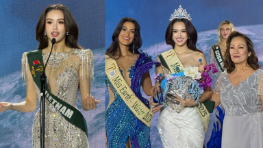 Đại diện Việt Nam Trịnh Mỹ Anh lập thành tích ấn tượng tại đấu trường Miss Earth 2025