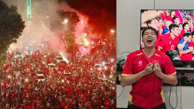 Loạt sao Việt “đi bão” ăn mừng chiến thắng U22 Việt Nam
