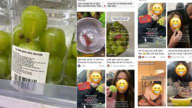 Trend “ăn 12 quả nho” khiến siêu thị sát Tết dương xuất hiện cảnh tượng lạ