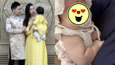 Làm dâu hào môn nghìn tỷ nhà bầu Hiển, Đỗ Mỹ Linh vẫn bất chấp đòi “đàn em” lì xì cho con gái