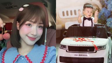 Hoà Minzy ghi điểm tinh tế khi xuất hiện tại tiệc sinh nhật con trai Quang Hải