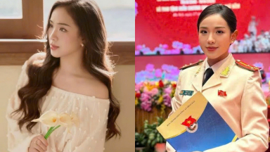 Hình ảnh đời thường của nữ Thượng úy Trần Hà My gây sốt mạng