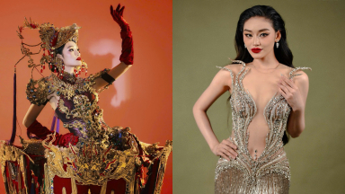 Video Hoa hậu Yến Nhi trình diễn Trang phục Dân tộc tại Miss Grand International gây sốt