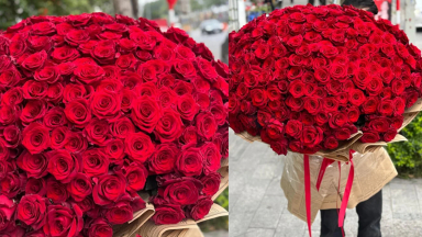 Người đàn ông ở Hà Nội mua bó hoa 26 triệu tặng vợ ngày mùng 8/3, biết ý nghĩa còn đặc biệt hơn