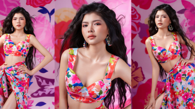 Mẫu teen lọt mắt xanh Xuân Lan bùng nổ “visual” trong bộ ảnh phong cách Tropical