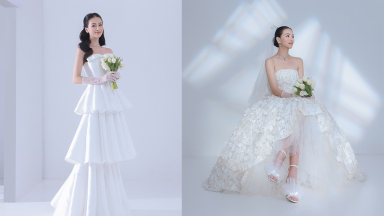 “Nàng dâu mới” Phương Khánh yêu kiều trong thiết kế của NTK Nguyễn Minh Công